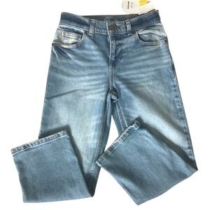 NWT Wonder Nation Boys Skate Fit Loose Fit Jeans Size 8 Adjustable Waist